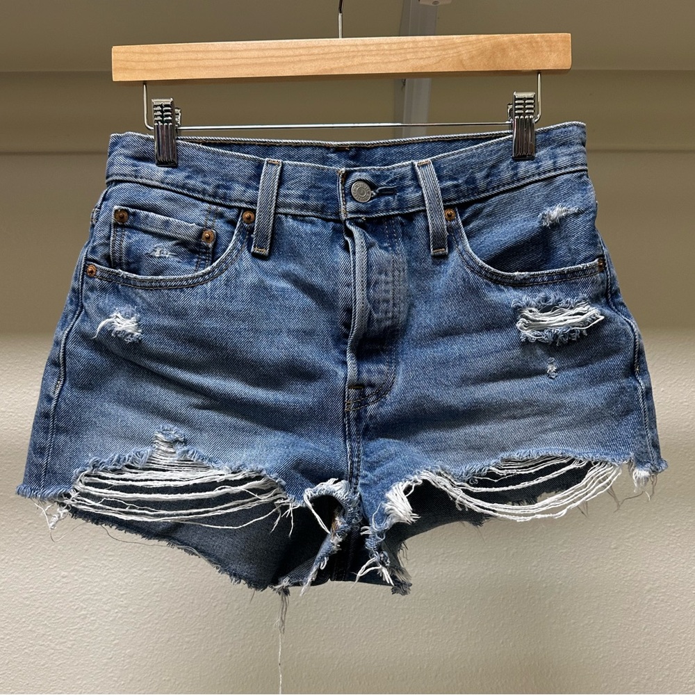 Levi's 501 Original Cutoff Denim Shorts